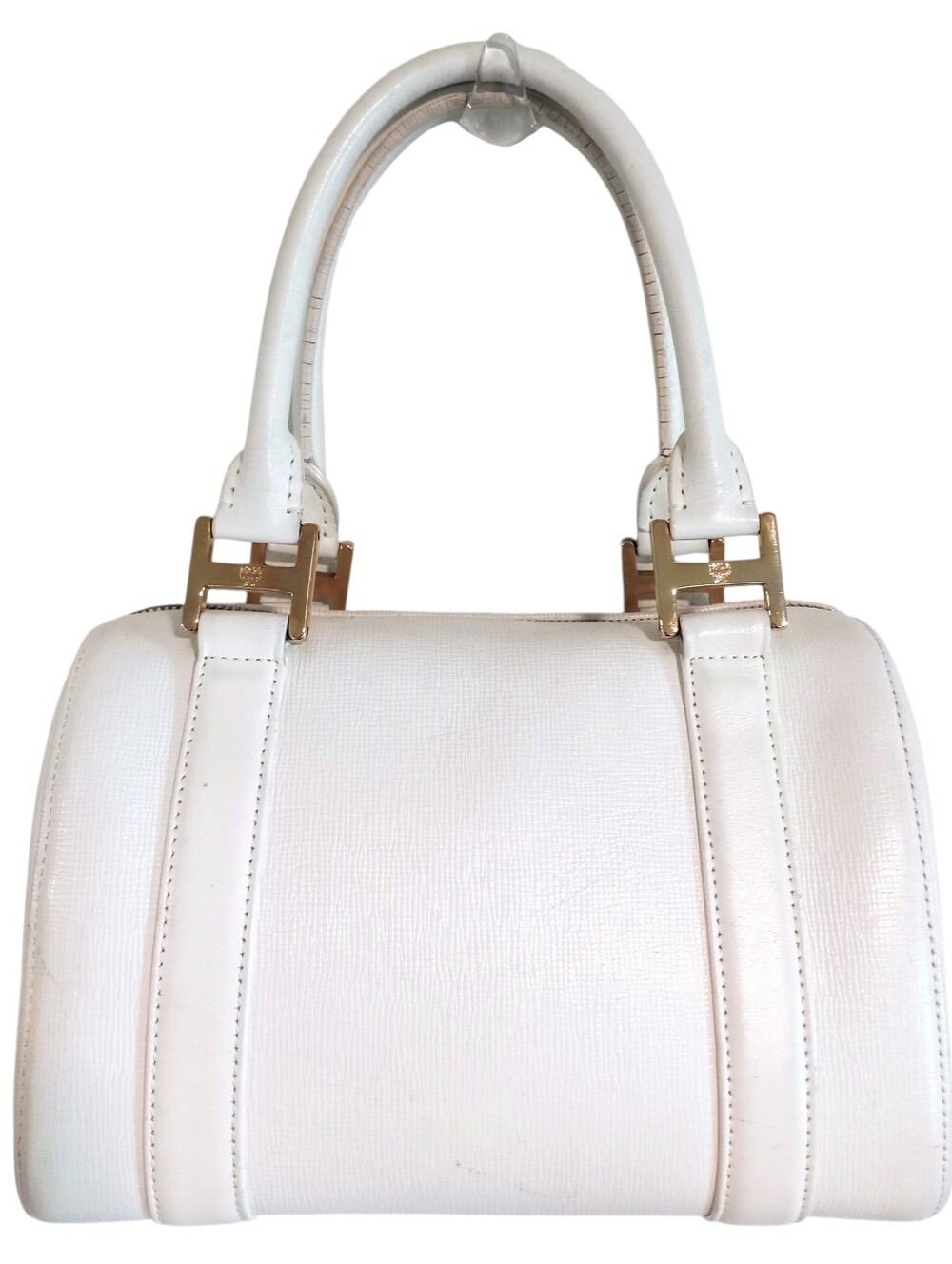 MCM Small Saffiano Leather Boston Bag - Picture 4 of 16